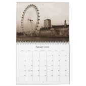 イギリス カレンダー (1月 2026)