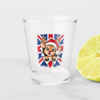 イギリス クリスマス トナカイ ショットグラス