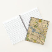 イギリス・グラスゴーの地図 ノートブック (内部)