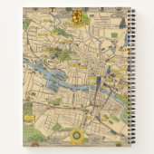 イギリス・グラスゴーの地図 ノートブック (裏面)