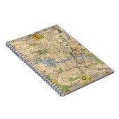 イギリス·グラスゴーの地図 ノートブック (右側)