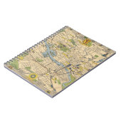 イギリス·グラスゴーの地図 ノートブック (左側)