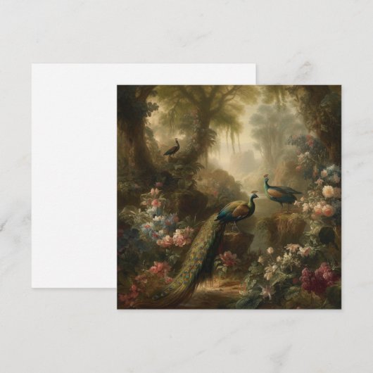 イギリス グローブ ピオカ トリオ マナー サモン 招待状 (正面/裏面)