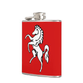 イギリス・ケント国旗を掲げた愛国的なフラスコ フラスク (左)