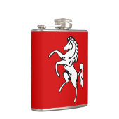 イギリス・ケント国旗を掲げた愛国的なフラスコ フラスク (右)