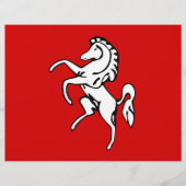 イギリス、ケント州旗とレターヘッド レターヘッド (正面)