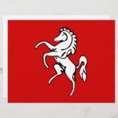 イギリス、ケント州旗とレターヘッド レターヘッド (正面/裏面)