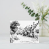 イギリス，コッツウォルズ，ビベリービレッジ ポストカード (スタンド正面)