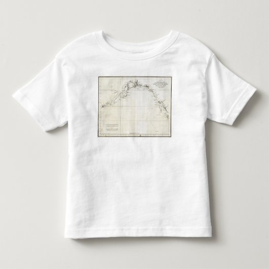 イギリス、コロンビア、アラスカ トドラーTシャツ (正面)