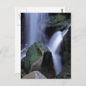 イギリス、コーンウォール州北部、ランドゥン湾の滝 ポストカード (正面/裏面)
