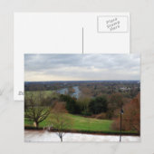 イギリス、サリー、リッチモンドヒルテラスからのビュー ポストカード (正面/裏面)