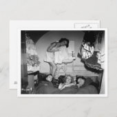 イギリス&ザ・ブリッツの戦い：#27風車の女の子 ポストカード (正面/裏面)