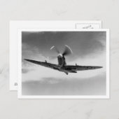 イギリス&ザ・ブリッツの戦い:#46 Spitfire ポストカード (正面/裏面)