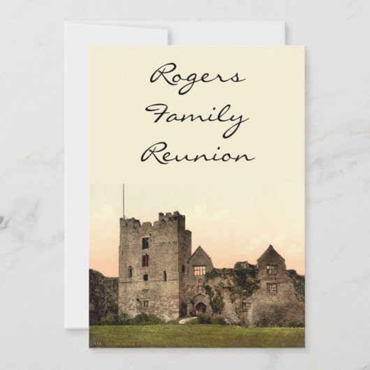 イギリス·シュロプシャー·ルドロー城II 招待状 (正面)