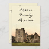 イギリス·シュロプシャー·ルドロー城II 招待状 (正面/裏面)