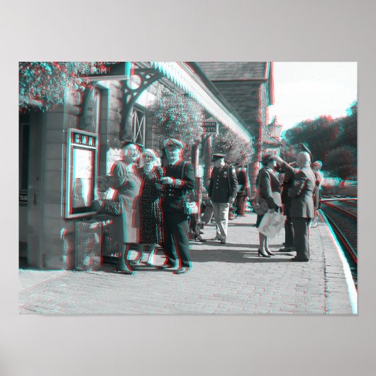 イギリス，シュロプシャー， Valley Railway 1940の日 ポスター (正面)