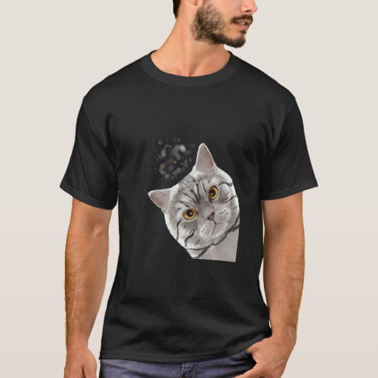 イギリス+ショートヘア Tシャツ (正面)