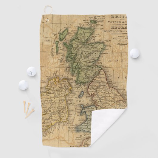 イギリス、スコットランドおよびアイルランドのイギリス ゴルフタオル (インサイチュ)