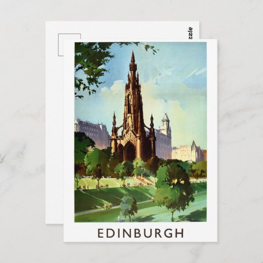 イギリス,スコットランド統一されたエジンバラ大聖堂 ポストカード (正面/裏面)
