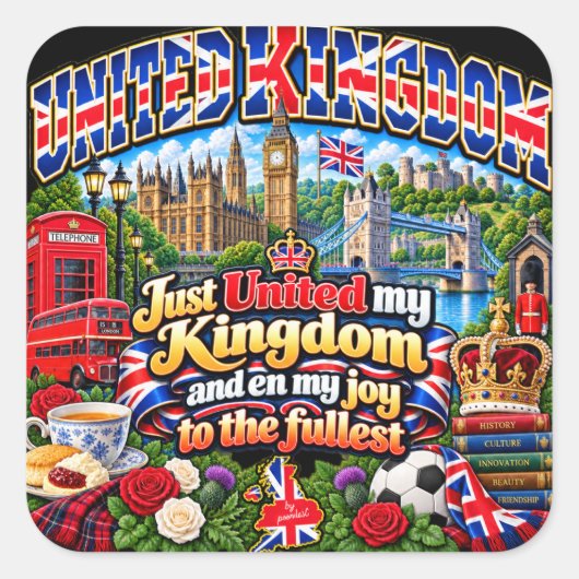 イギリス ステッカー (正面)