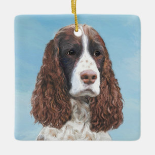 イギリス・スプリンガー・絵画スパニエル犬ズ・オリジナル・ドッグ・ア セラミックオーナメント