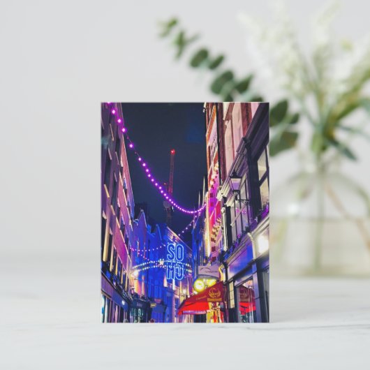 イギリス、ソーホー、ロンドンはがき ポストカード (スタンド正面)