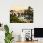 イギリス,ダービシャー,グランドレフォード・ブリッジ ポスター (ホームオフィス)