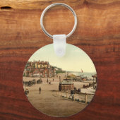 イギリス・ドーセットのバーネマス・ハーバーへの入り口 キーホルダー (裏面)