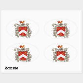 イギリス・ドーセットのリチャード・アーノルドのコート・オブ・アームズ 楕円形シール (シート)