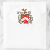 イギリス・ドーセットのリチャード・アーノルドのコート・オブ・アームズ 楕円形シール (バッグ)