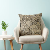 イギリス、ドーセット、ジュラ紀海岸、アンモナイト化石枕 クッション (椅子)