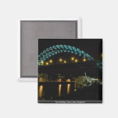 イギリス,ニューキャッスル, Tyne Bridge マグネット (正面/裏面)