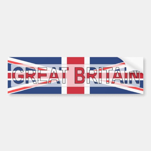 イギリス バンパーステッカー (正面)