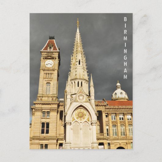 イギリス,バーミンガムの建築 ポストカード (正面)