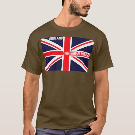 イギリス バーミンガム モルモン教 LDS 使徒宣教 Tシャツ (正面)
