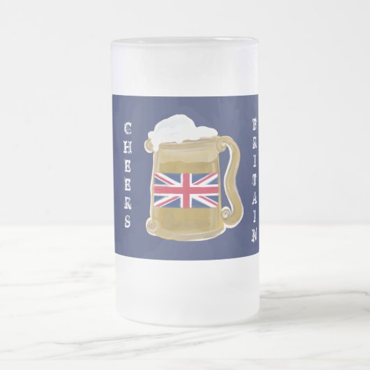 イギリス フロストグラスビールジョッキ (中央)