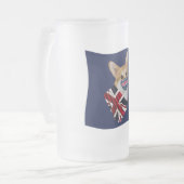 イギリス フロストグラスビールジョッキ (正面左)