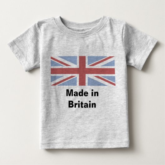 イギリス-ベビーのベストで作られる ベビーTシャツ (正面)