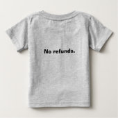 イギリス-ベビーのベストで作られる ベビーTシャツ (裏面)