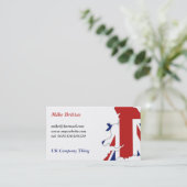 イギリス、マイクBrittas、mike@hotmail.comww..。 名刺 (スタンド正面)