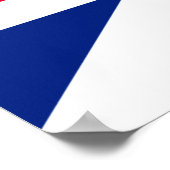 イギリス・ユニオン・ジャック国旗のチャールズ3世 ポスター (角)