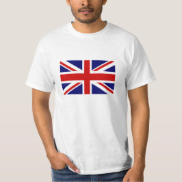 イギリス・ユニオン・ジャック国旗を掲げたTシャツ Tシャツ