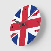 イギリス ラウンド壁時計 (傾斜)