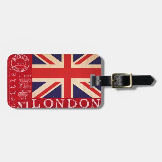 イギリス ラゲッジタグ (正面横)