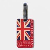 イギリス ラゲッジタグ (裏面縦)