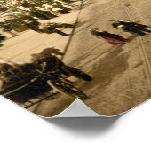 イギリス，ランカシャー，ブラックプール・プロムナード ポスター (角)