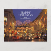 イギリス、ロンドンのクリスマスの摂政の任にある通り シーズンポストカード (正面)