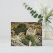 イギリス、ロンドンのタワーの空中表示 ポストカード (スタンド正面)