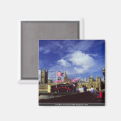 イギリス,ロンドンの土産屋 マグネット (正面/裏面)