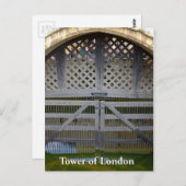 イギリス、ロンドンの塔、Traitors' Gate ポストカード (正面/裏面)